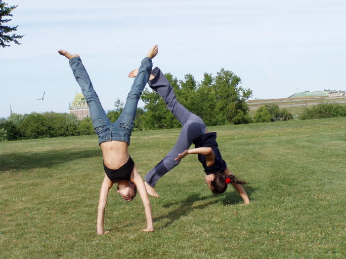 Handstands on the Plains of Abraham