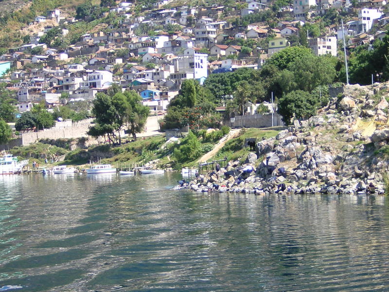 Town on Lake Atitlan